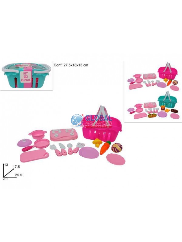 CESTINO CON KIT CUCINA