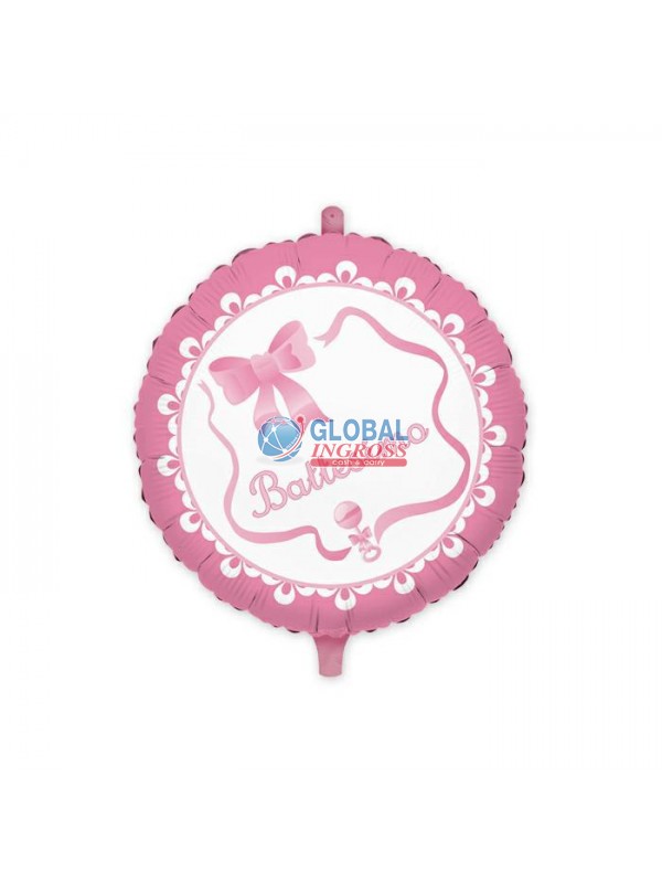 MYLAR 45cm BATTESIMO ROSA