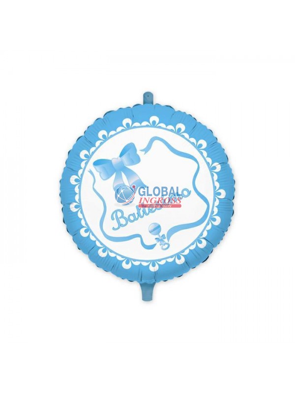 MYLAR 45cm BATTESIMO CELESTE