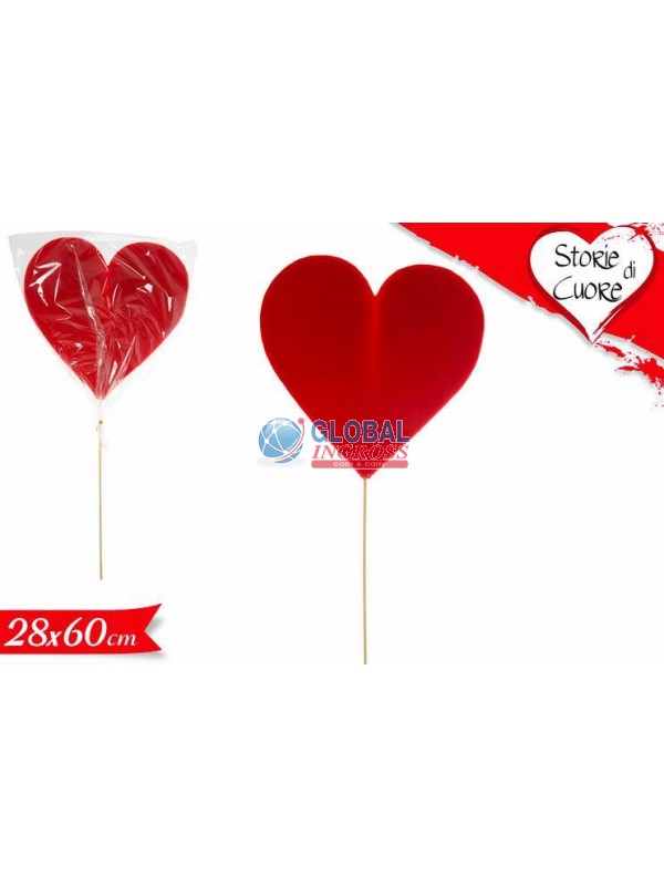 STECCO CUORE 28x60cm