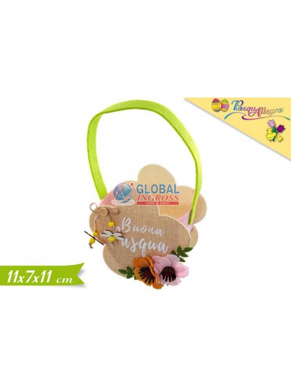 BORSETTA FELTRO PASQUA 11cm