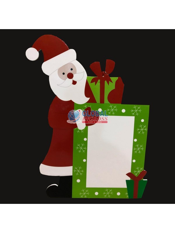 DECORAZIONE BABBO NATALE SCRIVIBILE GRANDE