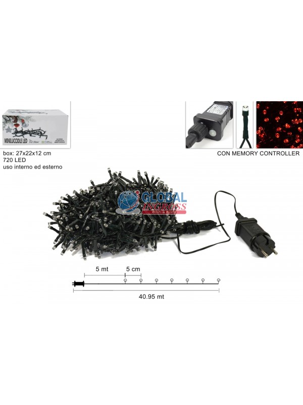 MINILED ESTERNO 720 ROSSO
