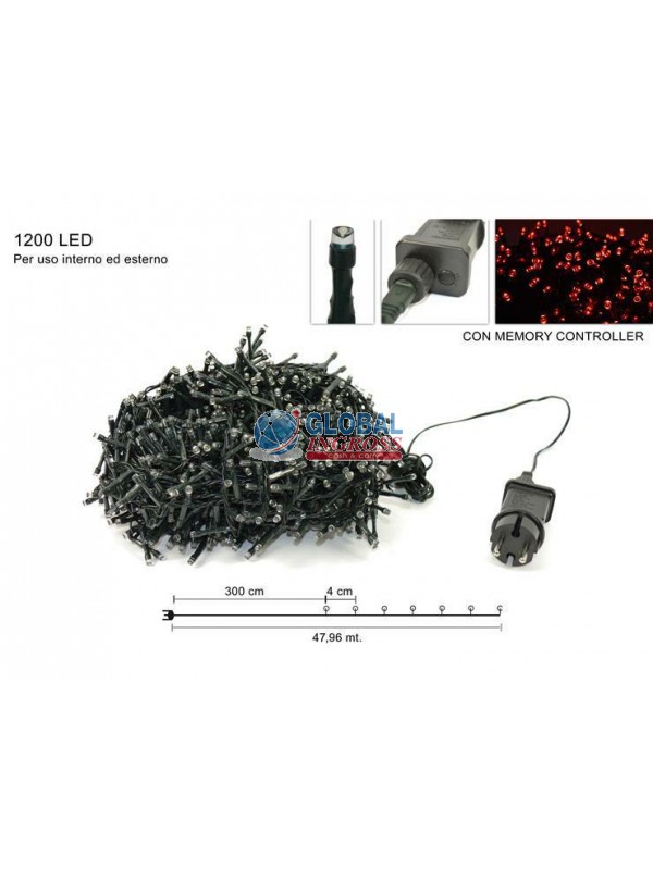 MINILED ESTERNO 1200 ROSSO