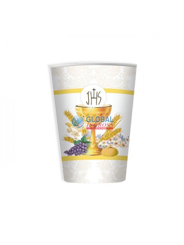 BICCHIERI COMUNIONE SANTA 8pz.