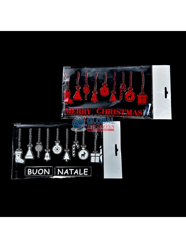 STICKERS GEL PALLINE NATALE