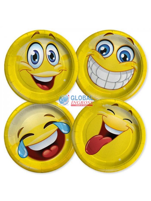PIATTI EMOTICONS 8pz