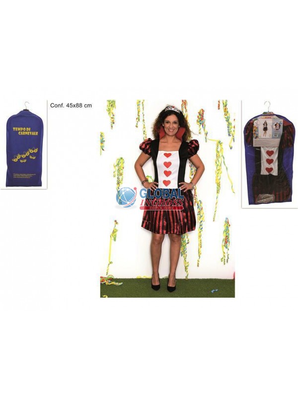 COSTUME ADULTO REGINA DI CUORI