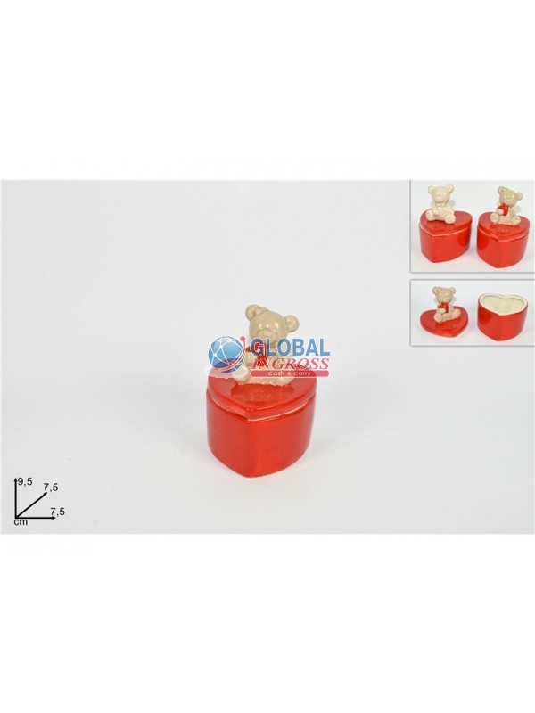 COFANETTO C/CUORE C/ORSETTO