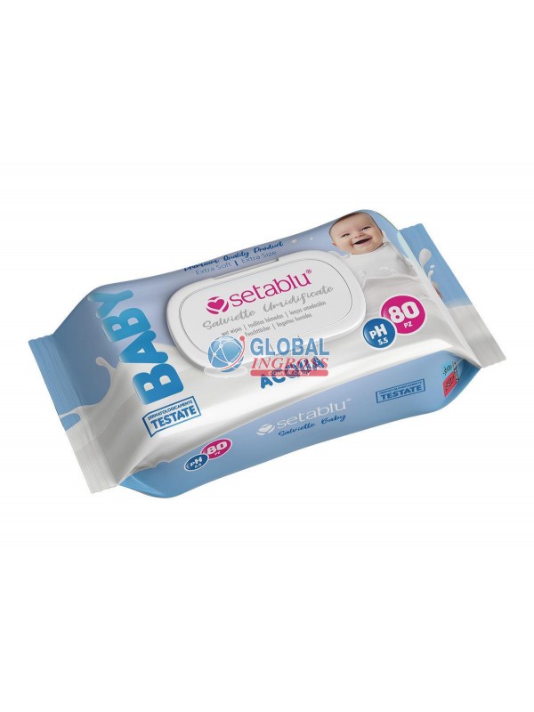 SALVIETTINE NEUTRE ACQUA 80pz