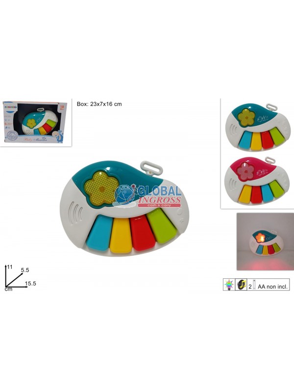 PIANOLA MINI CON LUCI ESUONI ASS.