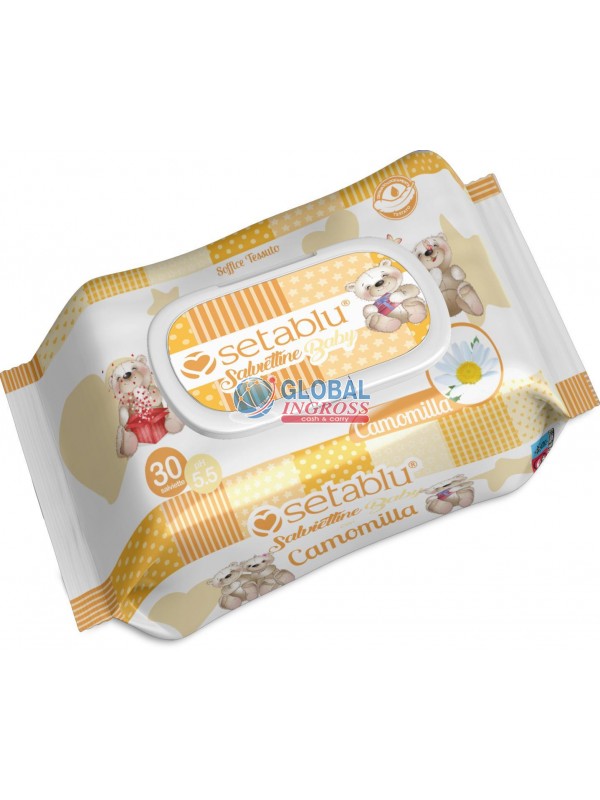 SALVIETTINE BABY CAMOMILLA 30pz