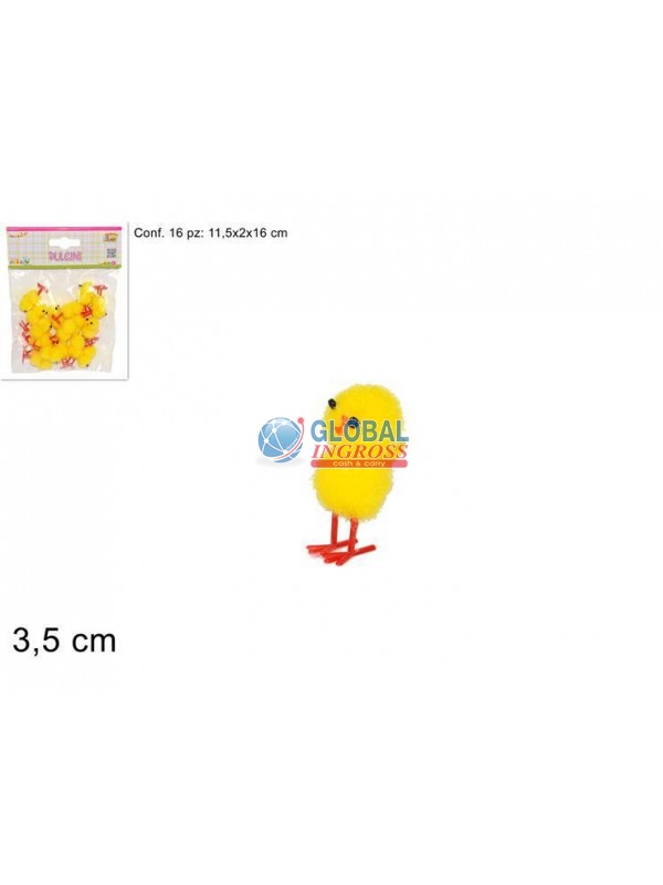 PULCINI IN BUSTA 16pz 3,5cm