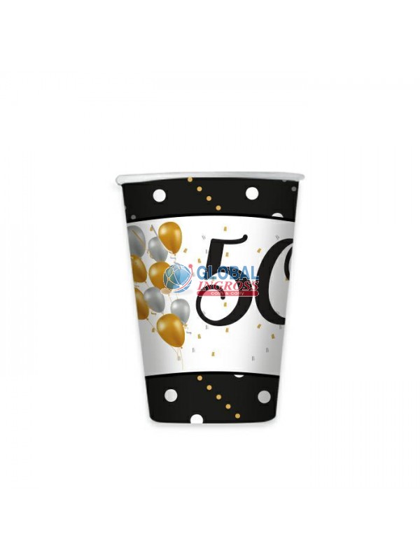 BICCHIERI PRESTIGE 50 ANNI 8pz