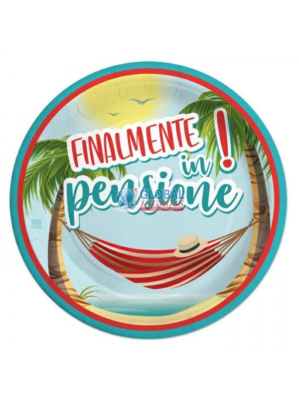 PIATTI PENSIONE FINALMENTE 8pz
