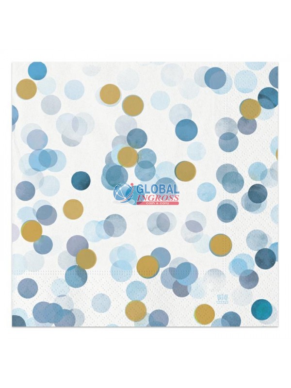 TOVAGLIOLI CORIANDOLI CELESTE 20pz