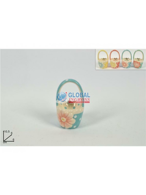 P/UOVO CESTINO CERAMICA