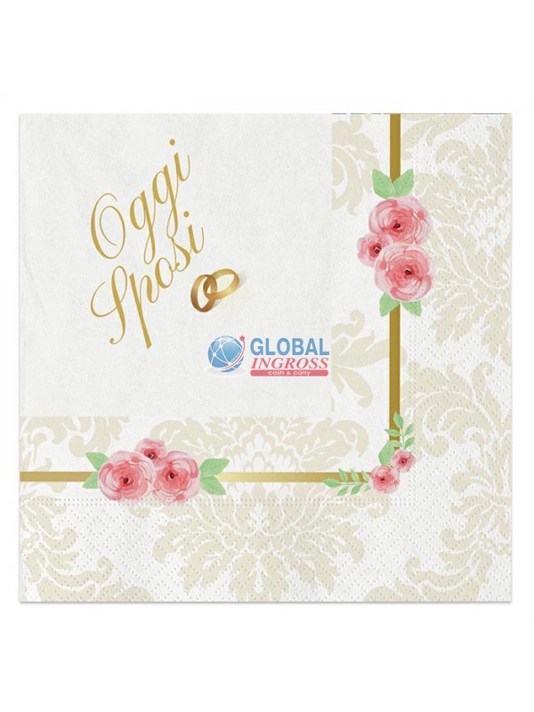 TOVAGLIOLI NOZZE ROMANTIC WEDDING 20pz