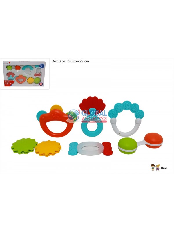 SONAGLINI 6pz PRIMA INFANZIA
