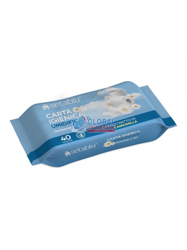 SALVIETTINE CARTA IGIENICA UMIDIFICATA 40pz