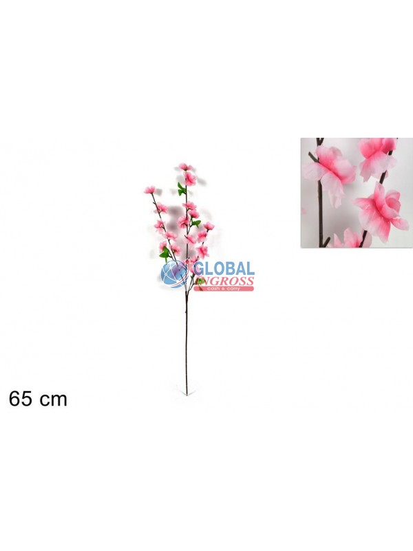 RAMO FIORI PESCO 3 RAMI65cm