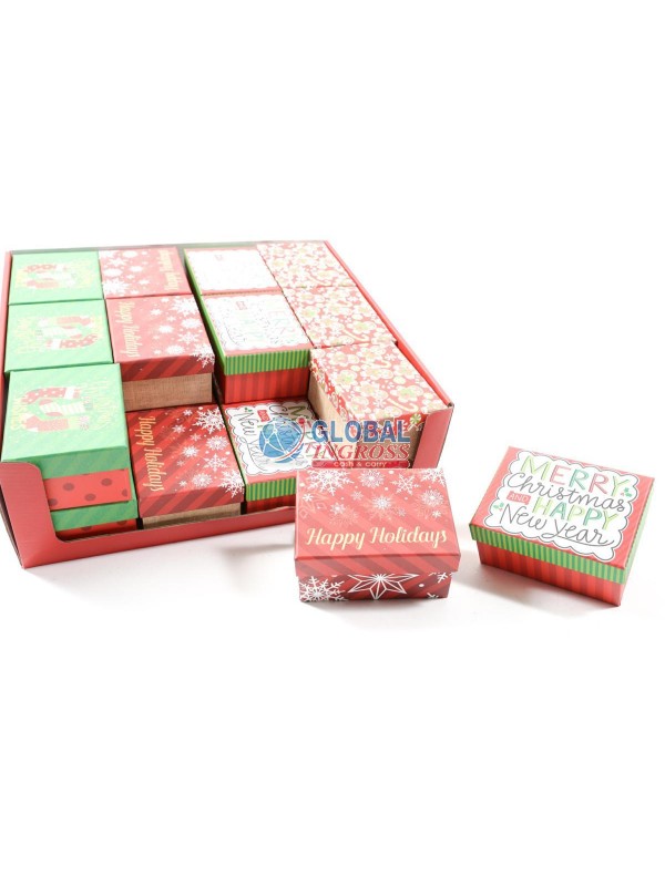 SCATOLA NATALE 9x9xH6cmASS.