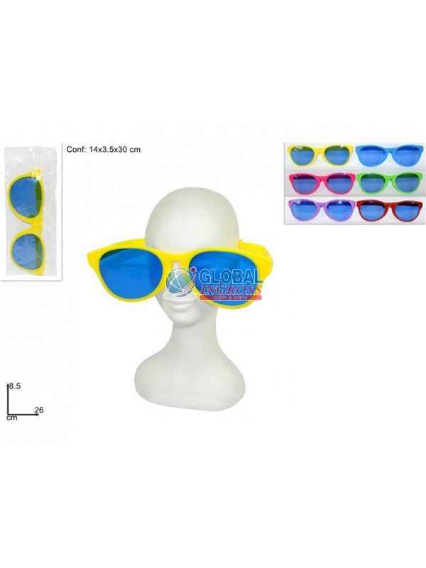 OCCHIALI GRANDI COLORATI