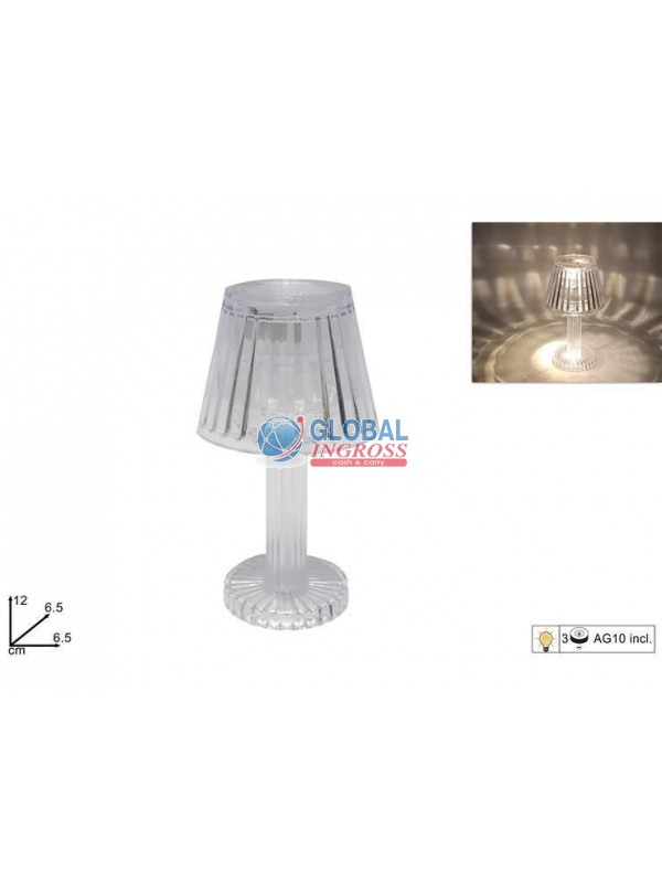 MINI LAMPADA PLASTICA 12cm