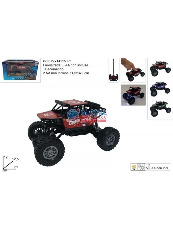 FUORISTRADA R/C C/LUCI METALLO