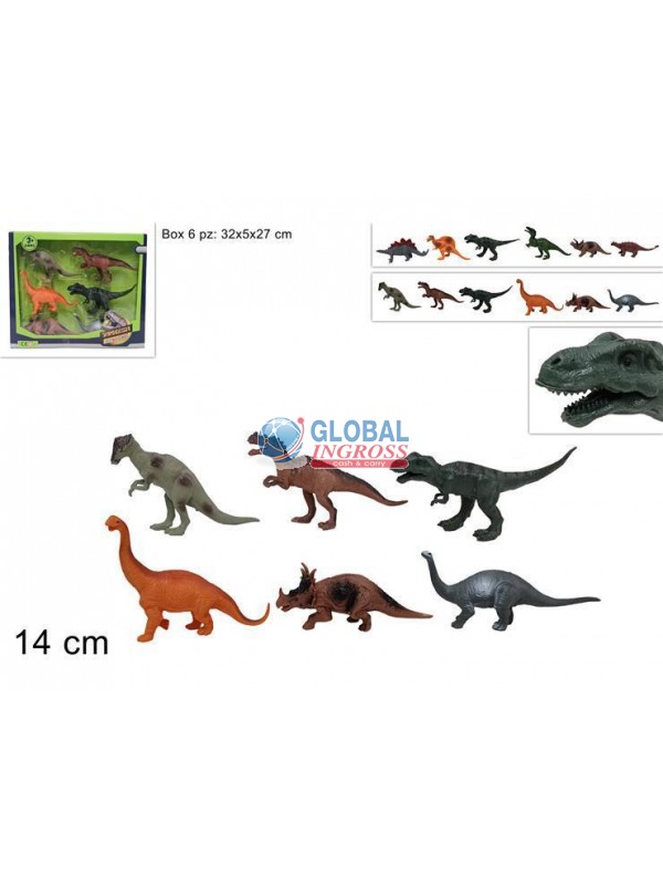 DINOSAURI IN BOX 6pz