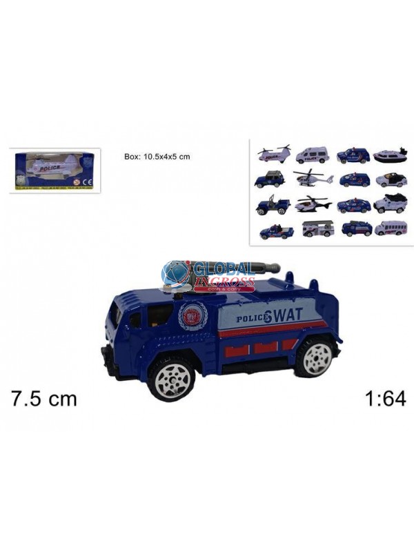 VEICOLI FORZE SPECIALI METALLO 1:64 ASS.