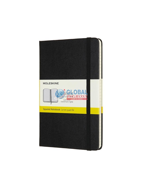 MOLESKINE M NERO QUADRETTI 11,5x17,5 COP.RIGIDA