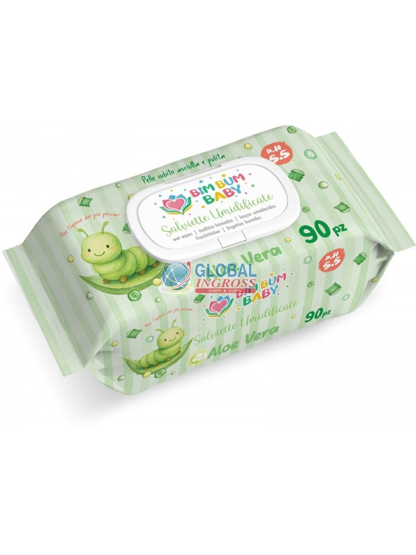 SALVIETTINE BABY ALOE VERA 90pz
