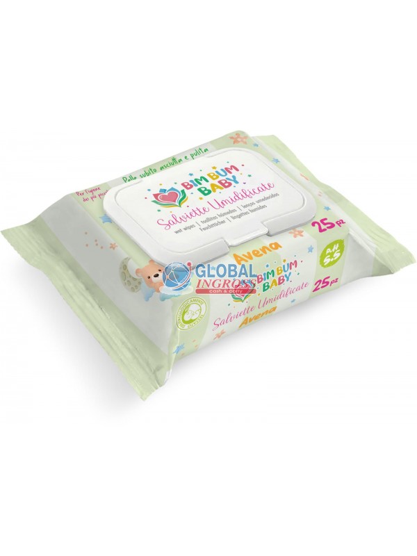 SALVIETTINE TRAVEL BABYAVENA 25pz