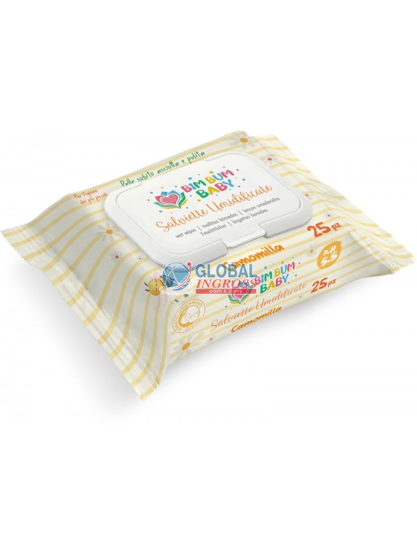 SALVIETTINE TRAVEL BABYCAMOMILLA 25pz