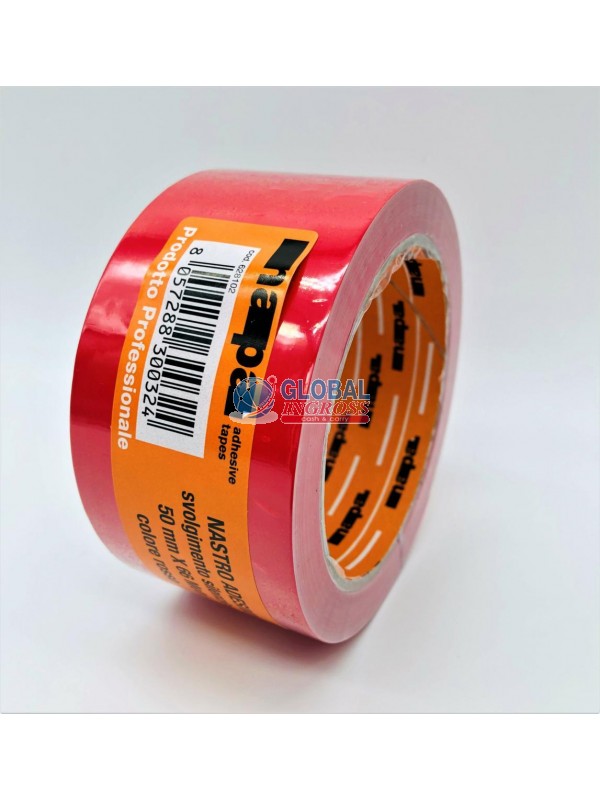 NASTRO ADESIVO 50x66 ROSSO