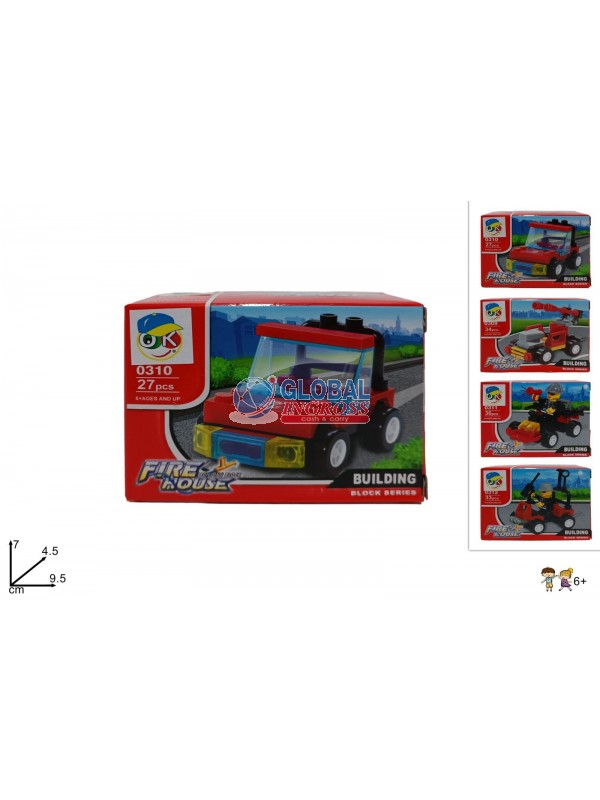 COSTRUZIONI MEZZI ANTI INCENDIO 16pz ASS.