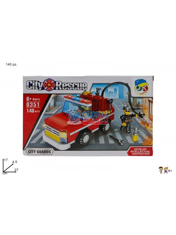 COSTRUZIONI FUORISTRADAPOMPIERI 140pz