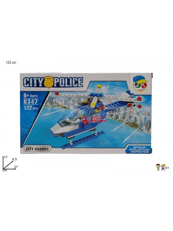 COSTRUZIONI ELICOTTERO POLIZIA 122pz