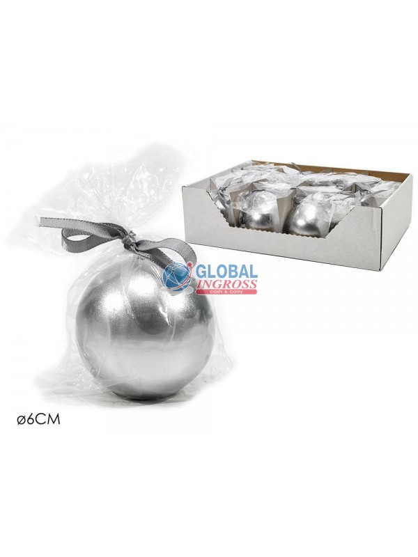 CANDELA PALLA 6cm ARGENTO