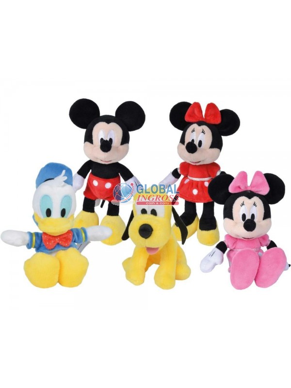 PELUCHE MICKEY & FRIENDS modelli assortiti