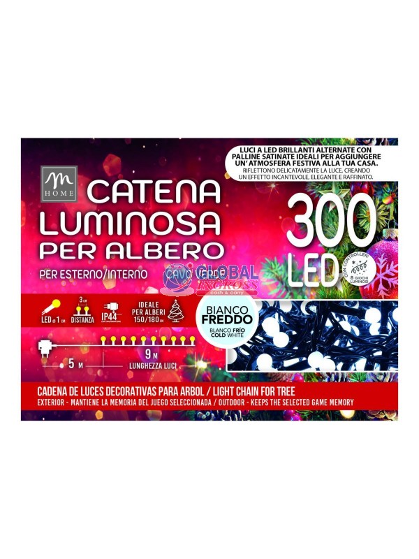 MINILED ESTERNO 300 SATINATO BIANCO FREDDO