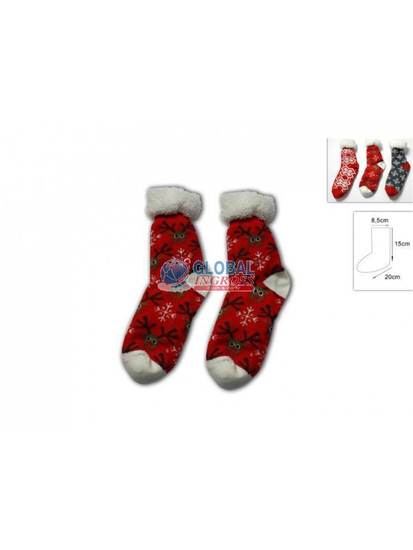 CALZINI NATALE ANTISCIVOLO BIMBI
