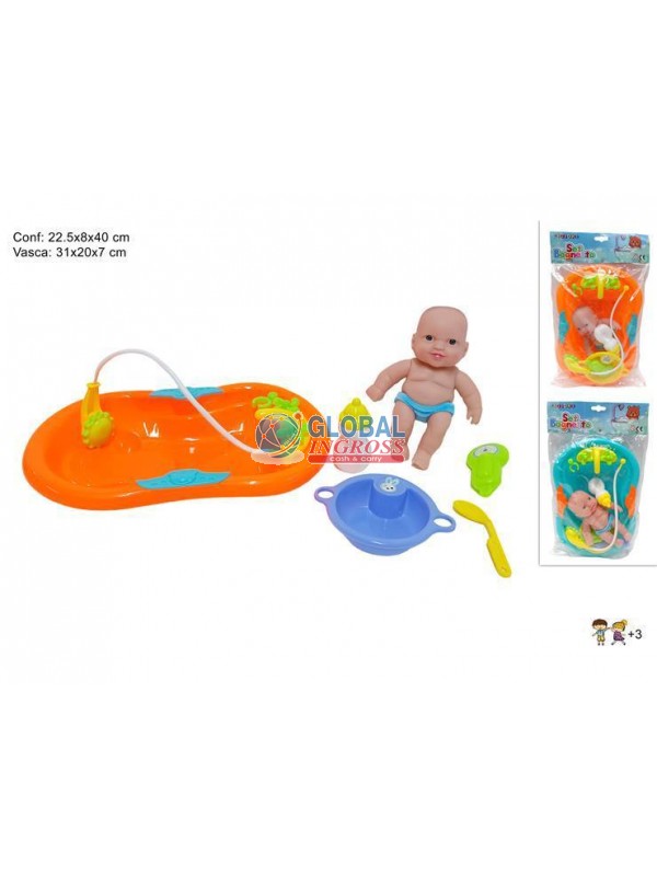 BAMBOLA C/VASCA BAGNETTO