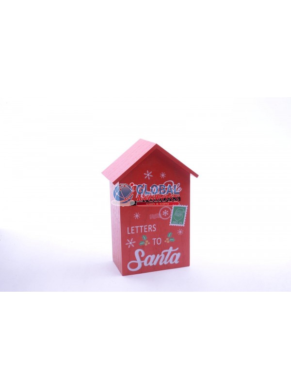 CASSETTA LETTERE LEGNO NATALE 16x24cm