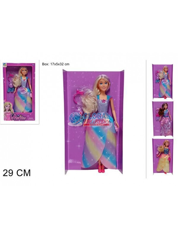 BAMBOLA 29cm CON ACCESSORI