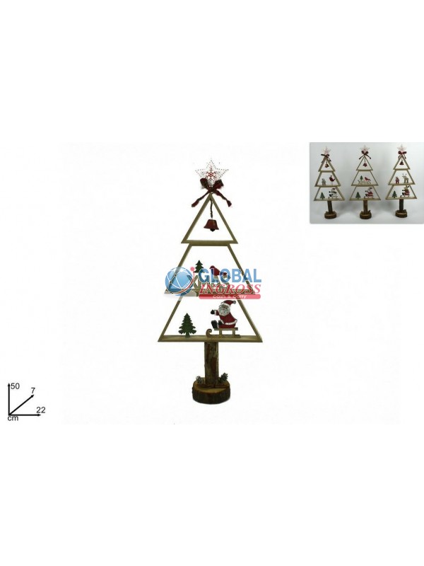 ALBERO LEGNO C/SOGGETTINATALE