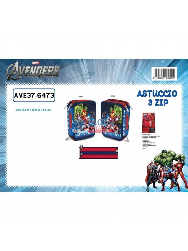 ASTUCCIO AVENGERS 3 ZIP