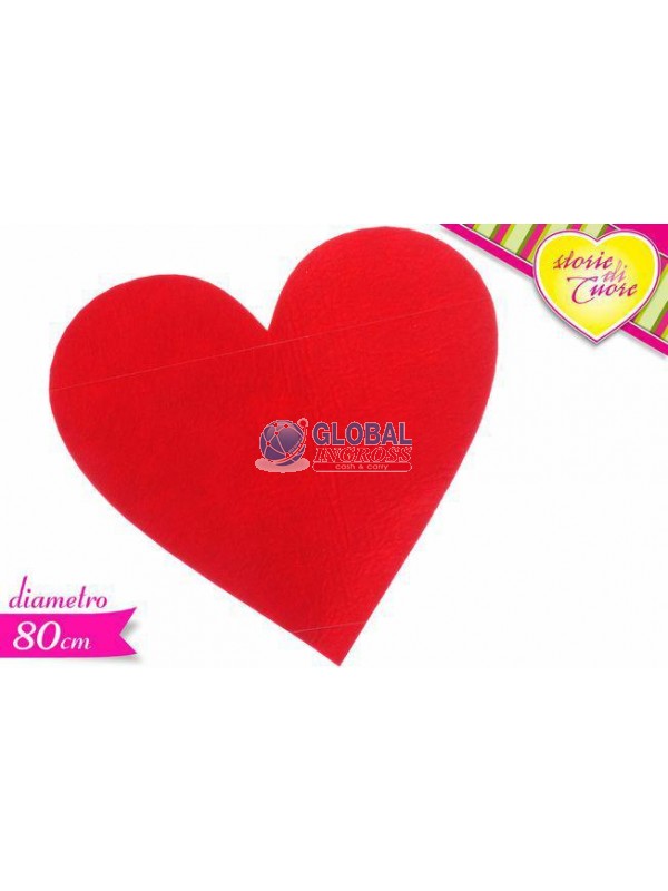 CUORE FELTRO 80cm