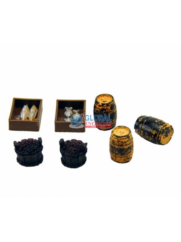 BOTTI + CESTE + CASSETTE PESCI